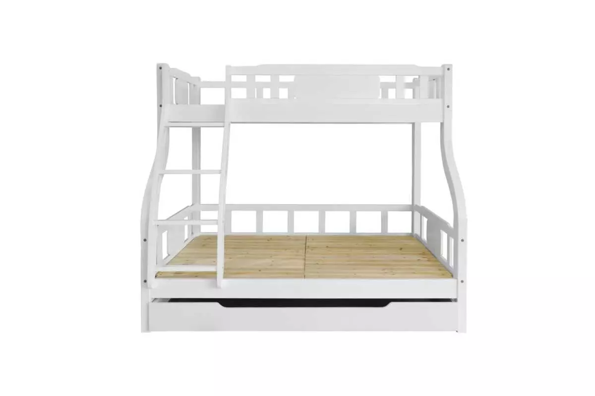 SOLID WOOD BUNK BED  WITH MDF PULL-OUT BED - Image 2