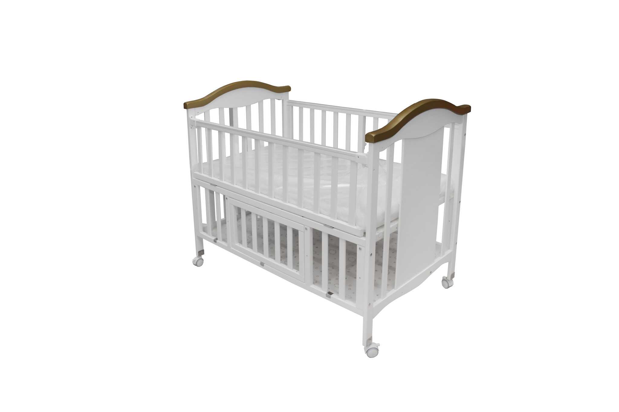 25866 (6) copy BABY BED WITH MATTRESS - Image 1