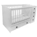 BABY BED W/ CHEST DRAWER WITH MATTRESS