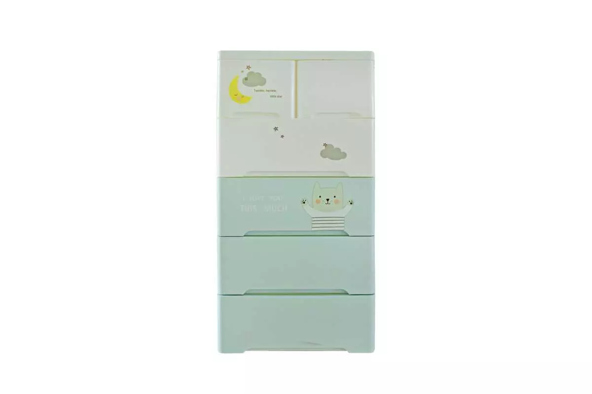 6-TIER PLASTIC CHEST OF DRAWER - Image 2