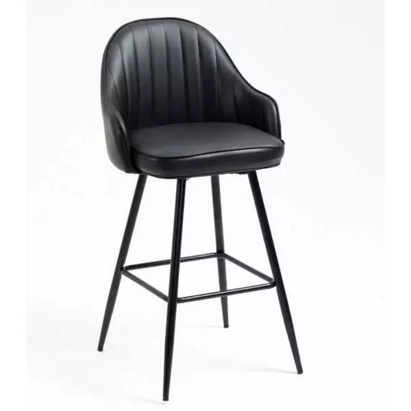 BAR STOOL WITH CUSHION SEAT
