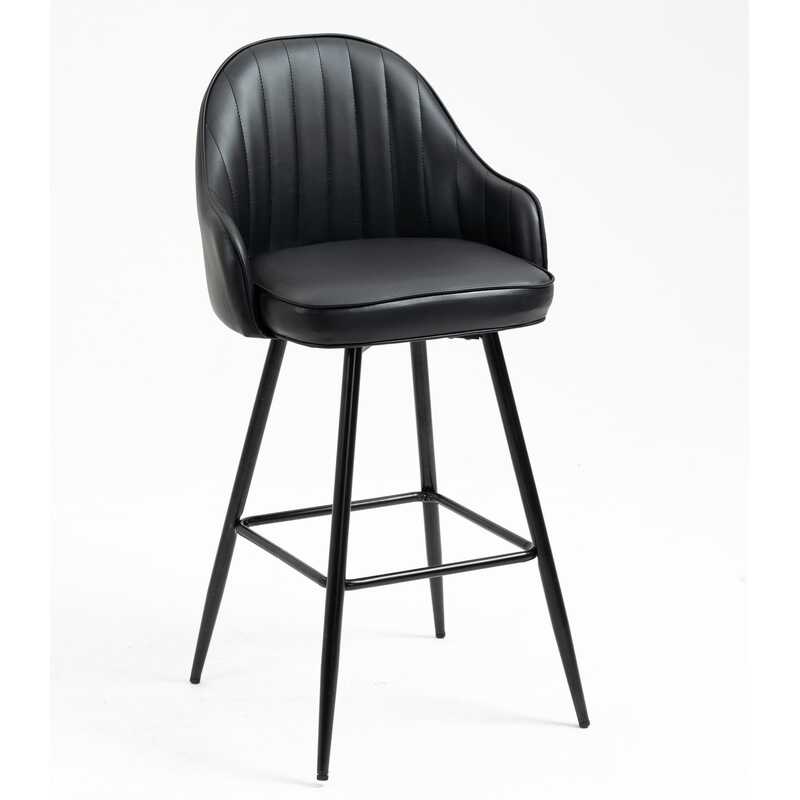 27469 BAR STOOL WITH CUSHION SEAT - Image 1