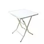 FOLDING TABLE SQUARE 600x600mm STAINLESS STEEL