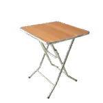 FOLDING TABLE SQUARE 600x600mm STAINLESS STEEL