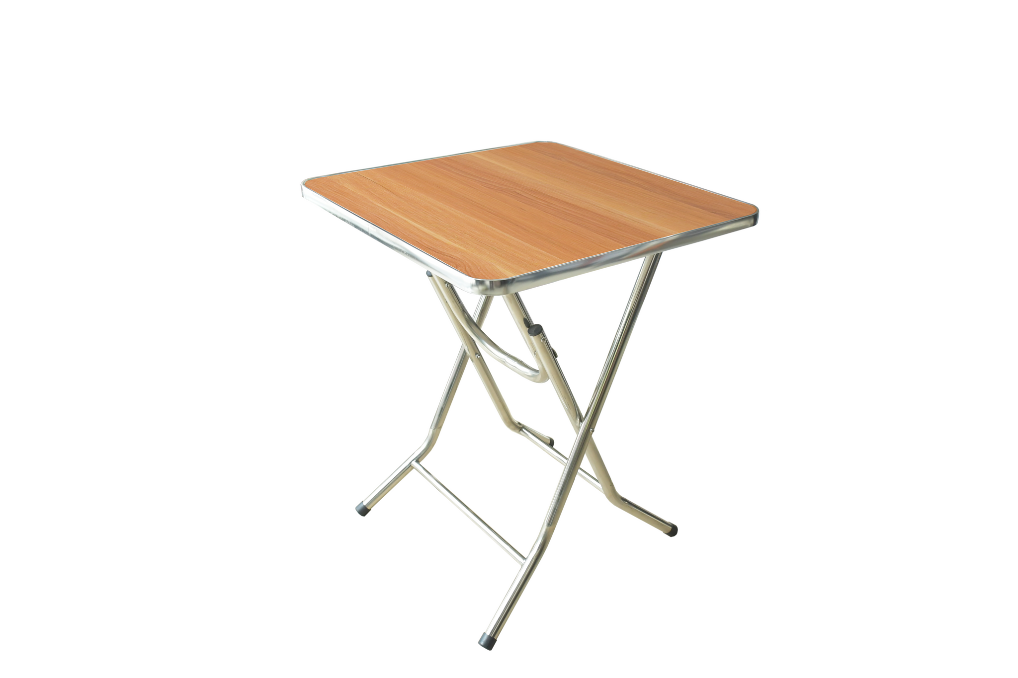 27890 FOLDING TABLE SQUARE 600x600mm STAINLESS STEEL - Image 1