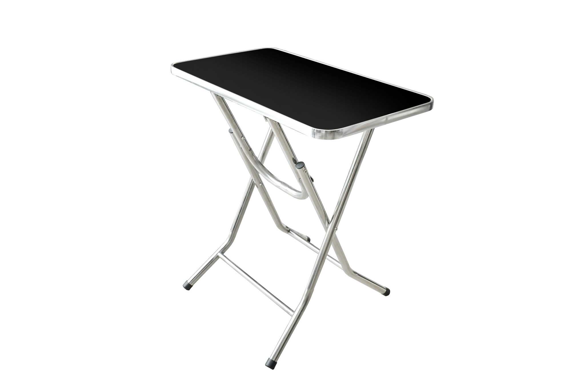 27896 FOLDING TABLE RECTANGLE 600x900mm STAINLESS STEEL - Image 1