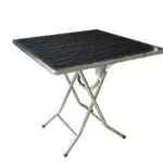 FOLDING TABLE SQUARE 700X700mm STAINLESS STEEL