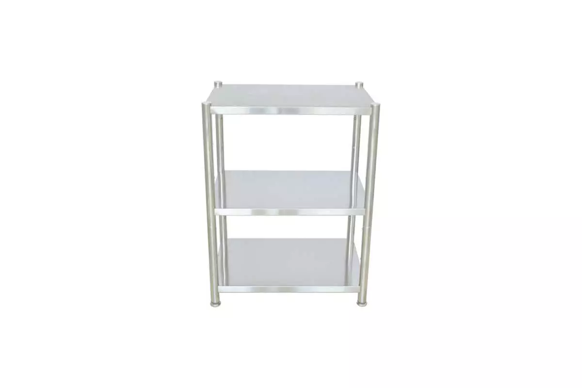 STORAGE SHELF 580x400x700mm 3 LAYER STAINLESS STEEL - Image 2