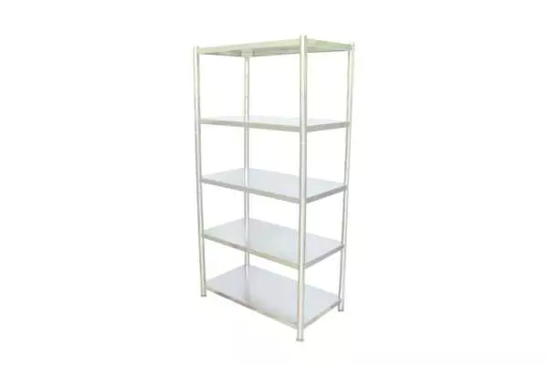 STORAGE SHELF 730x400x1390mm 5 LAYERS STAINLESS STEEL