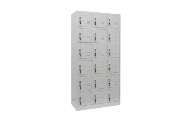 LOCKER WITH 18 COMPARTMENTS