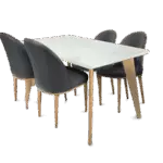 DINING SET WITH 4 CHAIRS