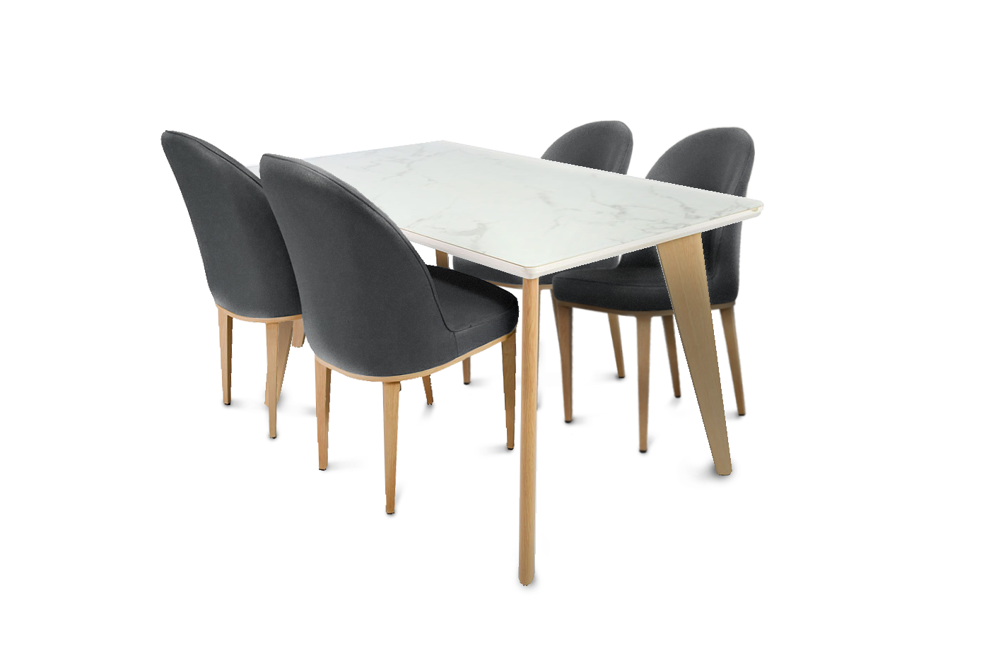 4801 DINING SET WITH 4 CHAIRS - Image 1