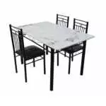 DINING SET WITH 4 CHAIRS