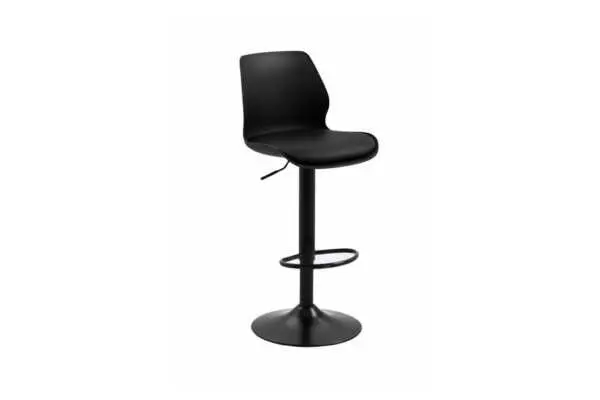 BAR STOOL WITH PLASTIC SEAT