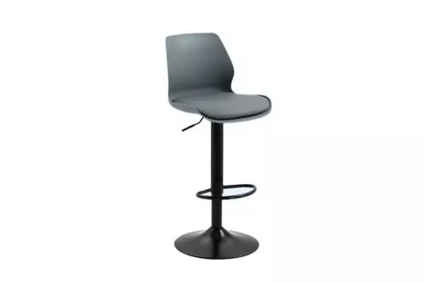 BAR STOOL WITH PLASTIC SEAT