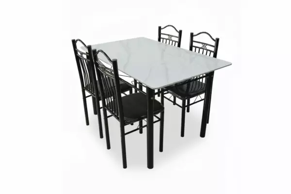 DINING SET WITH 4 CHAIRS