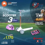 KIDS SCOOTER 3 PCS BUNDLE