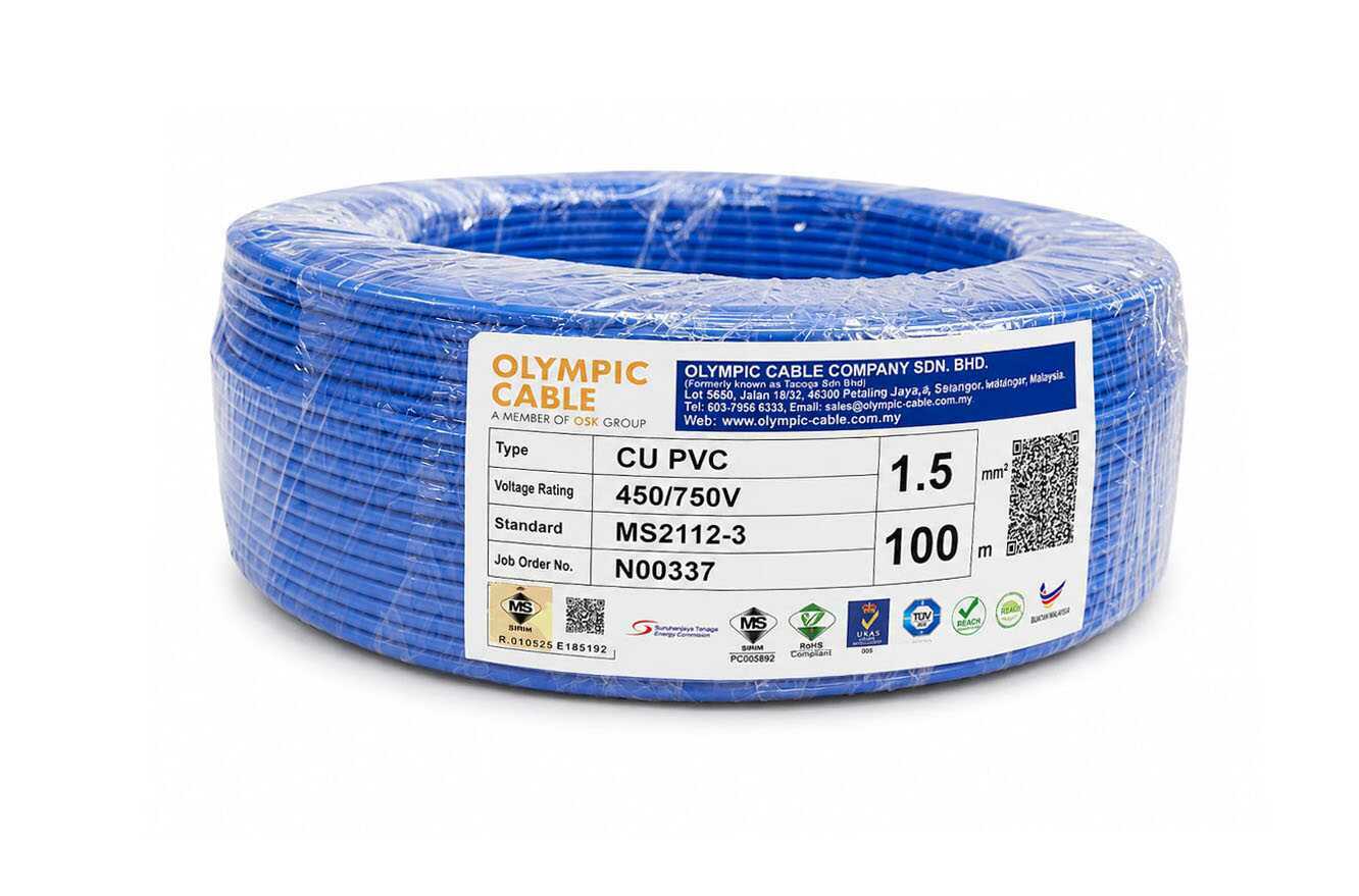 29137 OLYMPIC CABLE 1.5MM - BLUE - Image 1