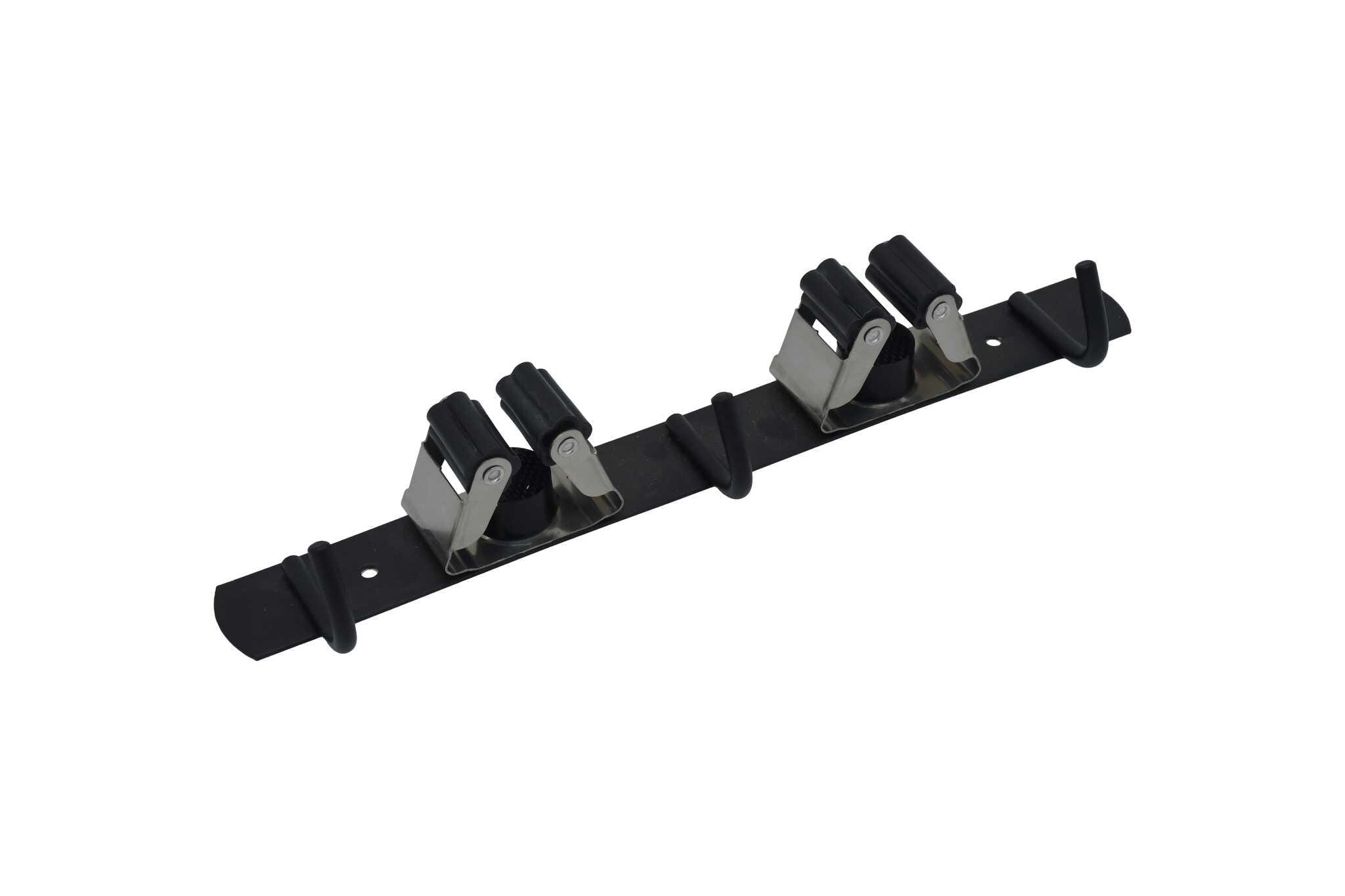 11605 AODI STAINLESS STEEL MOP HOLDER 3 HOOK 2 CLIP - Image 1