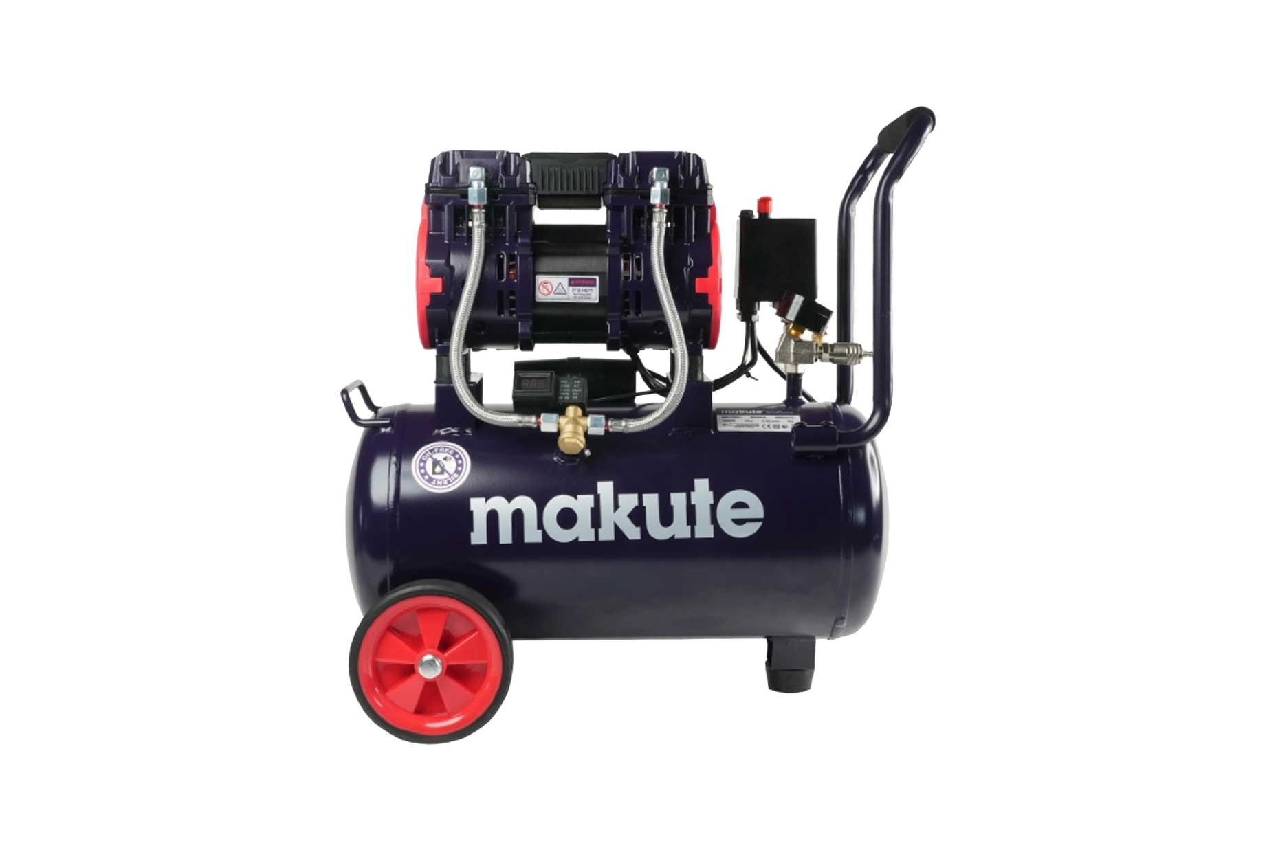 25969 MAKUTE 30L OIL FREE SILENT AIR COMPRESSOR COPPER WIRE - Image 1