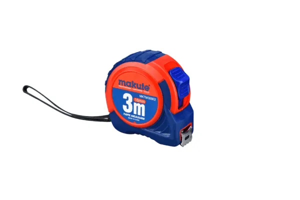 MAKUTE STEEL MEASURING TAPE 3X 16MM WITH RUBBER GRIP