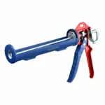 MAKUTE SKELETON CAULKING GUN 9" IRON WITH TEETH 1.2MM