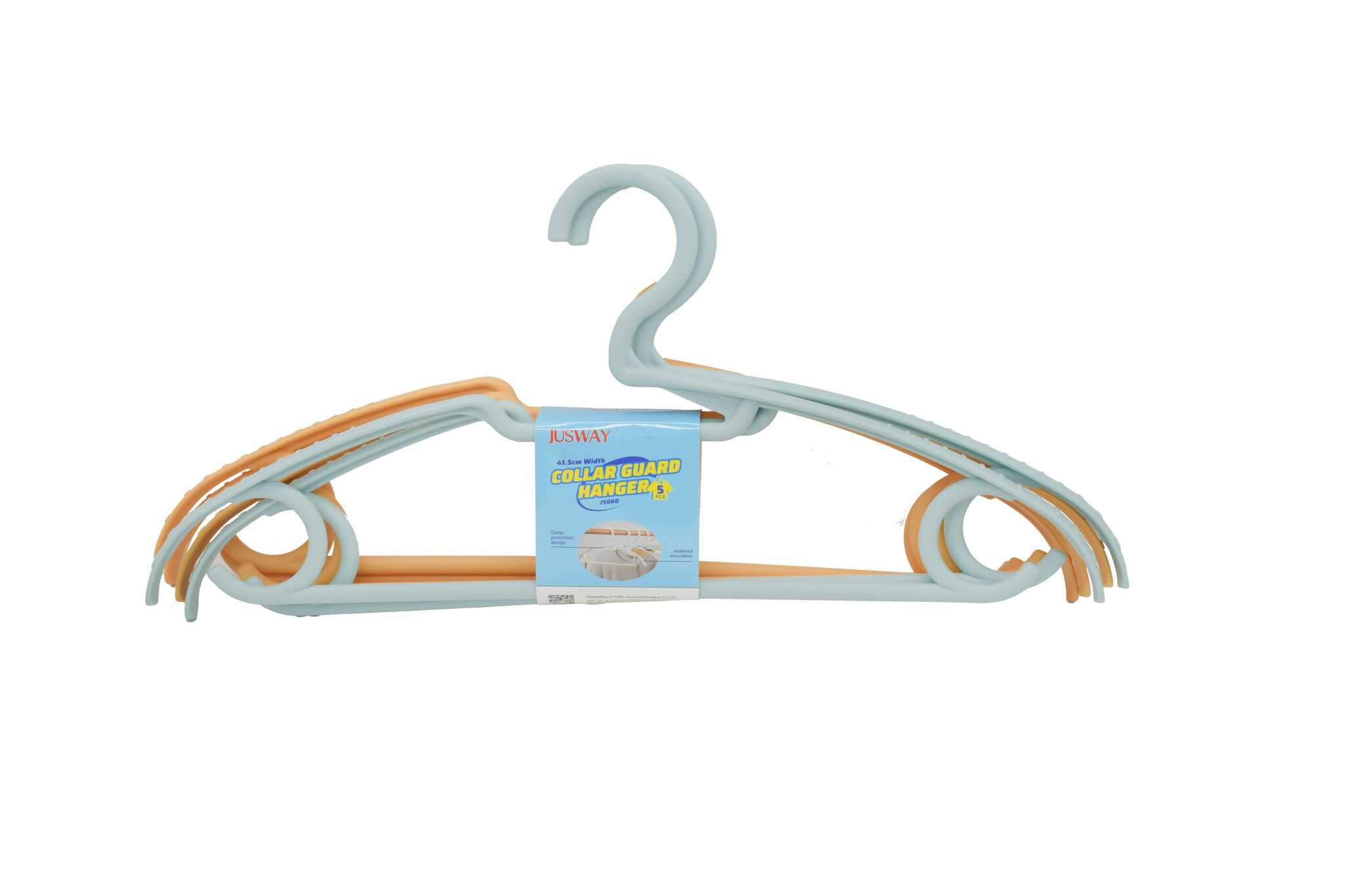 27549 AODI WIDE SHOULDER CLOTH HANGER (5PCS) PLASTIC - Image 1
