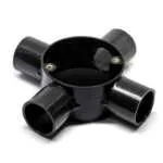 LITAFLEX UPVC CROSS BOX 25MM