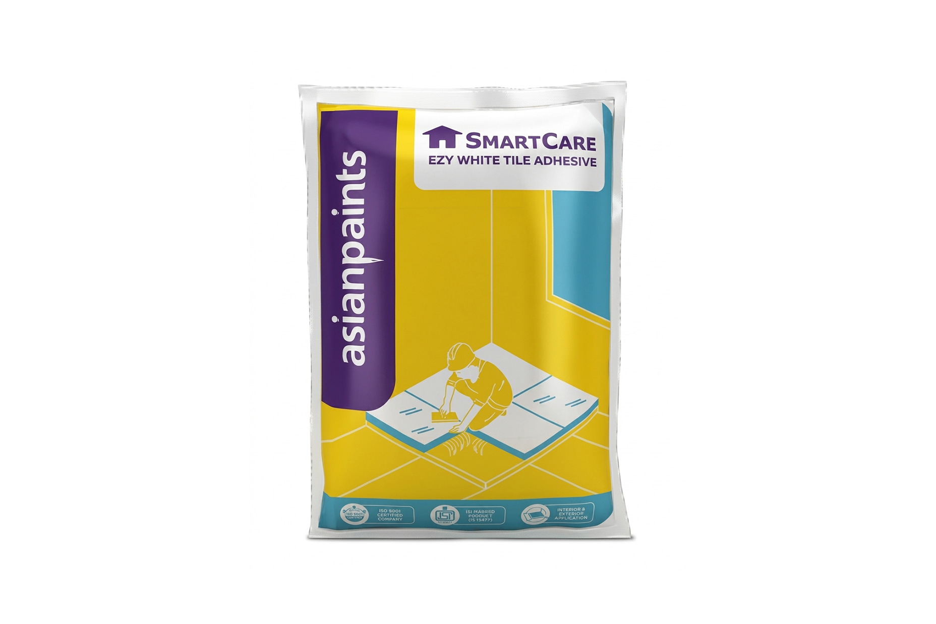 29344 ASIAN PAINT SMART CARE EZY WHITE TILE ADHESIVE 20KG - Image 1