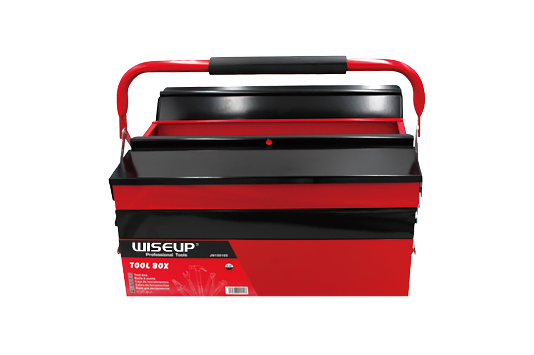 26628 WISEUP IRON TOOL BOX 430MM - Image 1