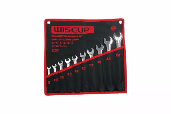 WISEUP COMBINATON SPANNER SET 8PCS(6-22)