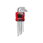 WISEUP 9PCS HEX KEY SET FLAT SHORT