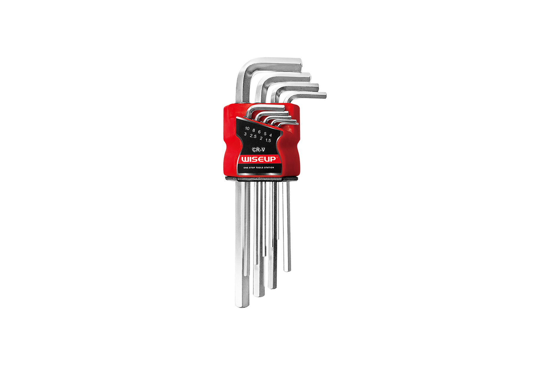 26832 WISEUP 9PCS HEX KEY SET FLAT SHORT - Image 1
