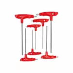 WISEUP 7PCS T HEX KEY SET FLAT