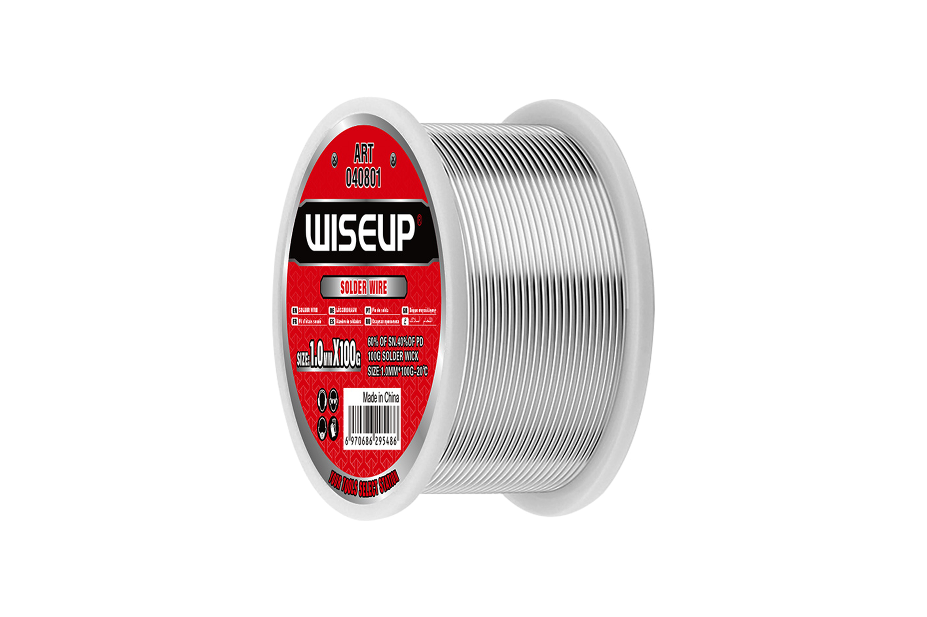 26847 WISEUP SOLDER WIRE 1.0MM*100G - Image 1