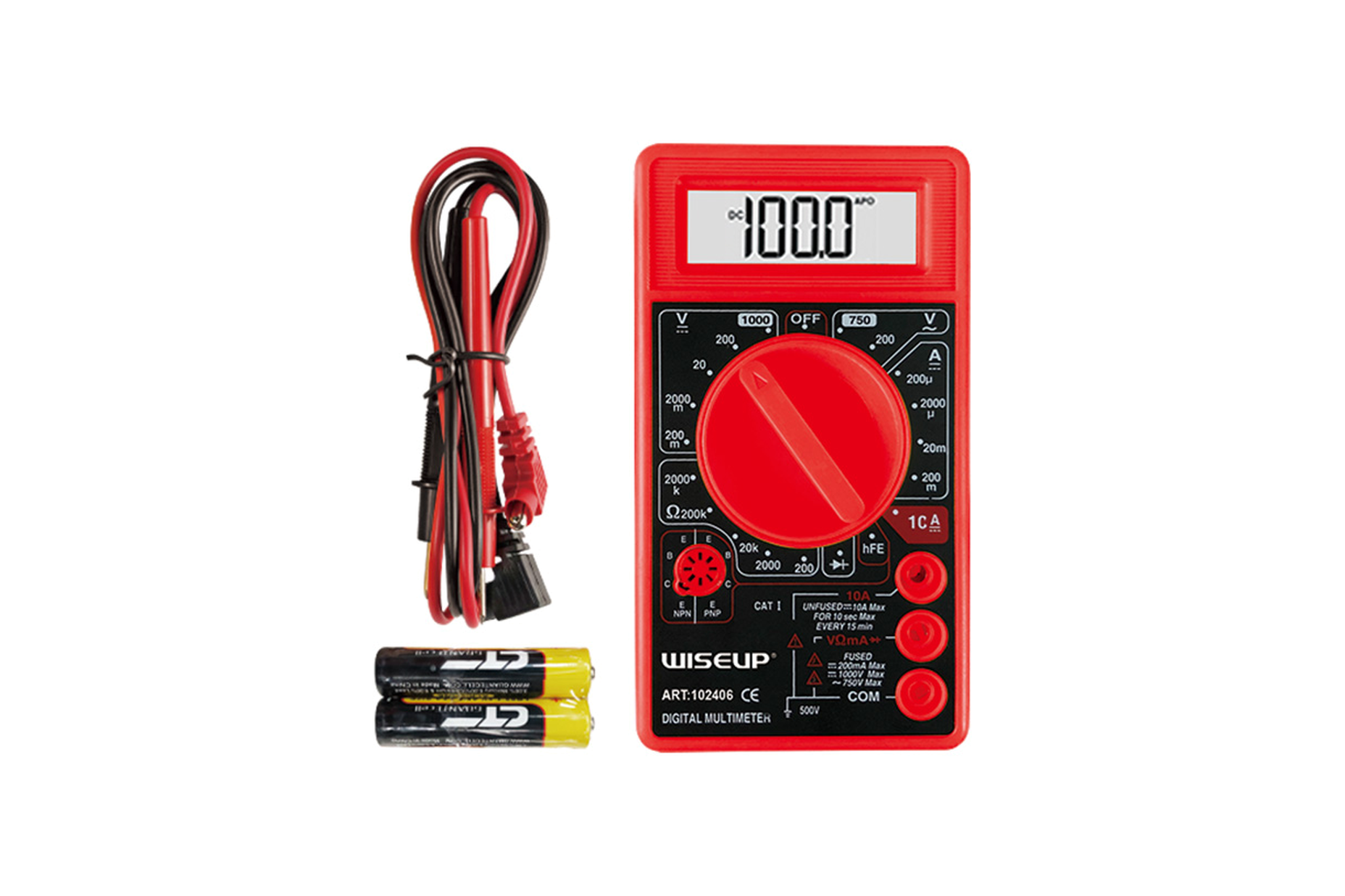 26850 WISEUP DIGITAL MULTIMETER - Image 1