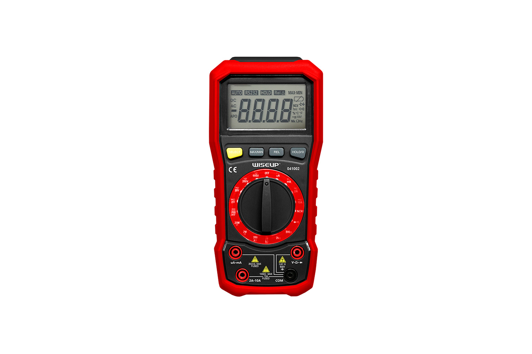 26851 WISEUP RUBBER COVER DIGITAL MULTIMETER - Image 1