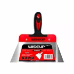 WISEUP RUBBER HANDLE TAPPING TAPING KNIFE 220MM SCRAPER