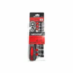 WISEUP 12PCS 1/2INCH SOCKET+RATCHET WRENCH SET