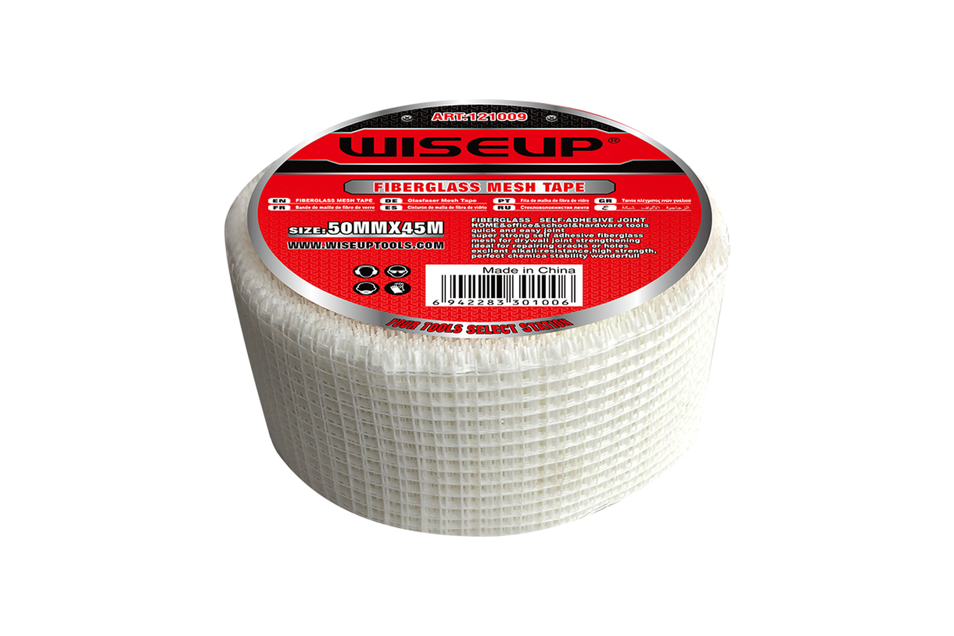 26968 WISEUP FIBERGLASS MESH JOINT TAPE 50MM*45M - Image 1