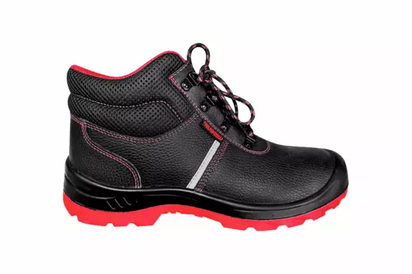 WISEUP SAFETY SHOES HIGH CUT 39 BLACK