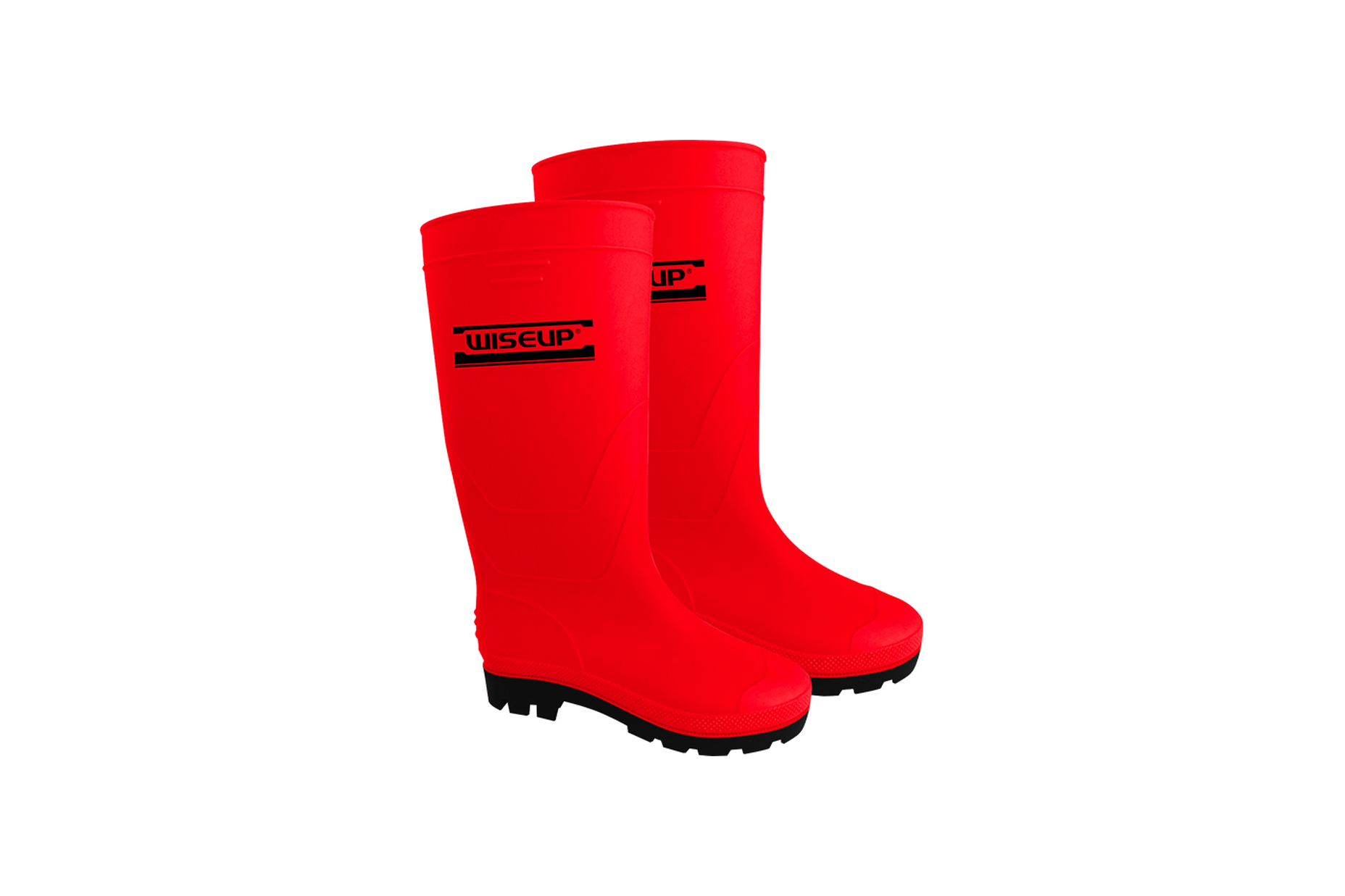 26991 WISEUP GUMBOOT HIGH CUT 40 RED - Image 1