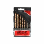 WISEUP 8 PCS HSS TWIST DRILL BITS 3/4/5/6/7/8/9/10MM