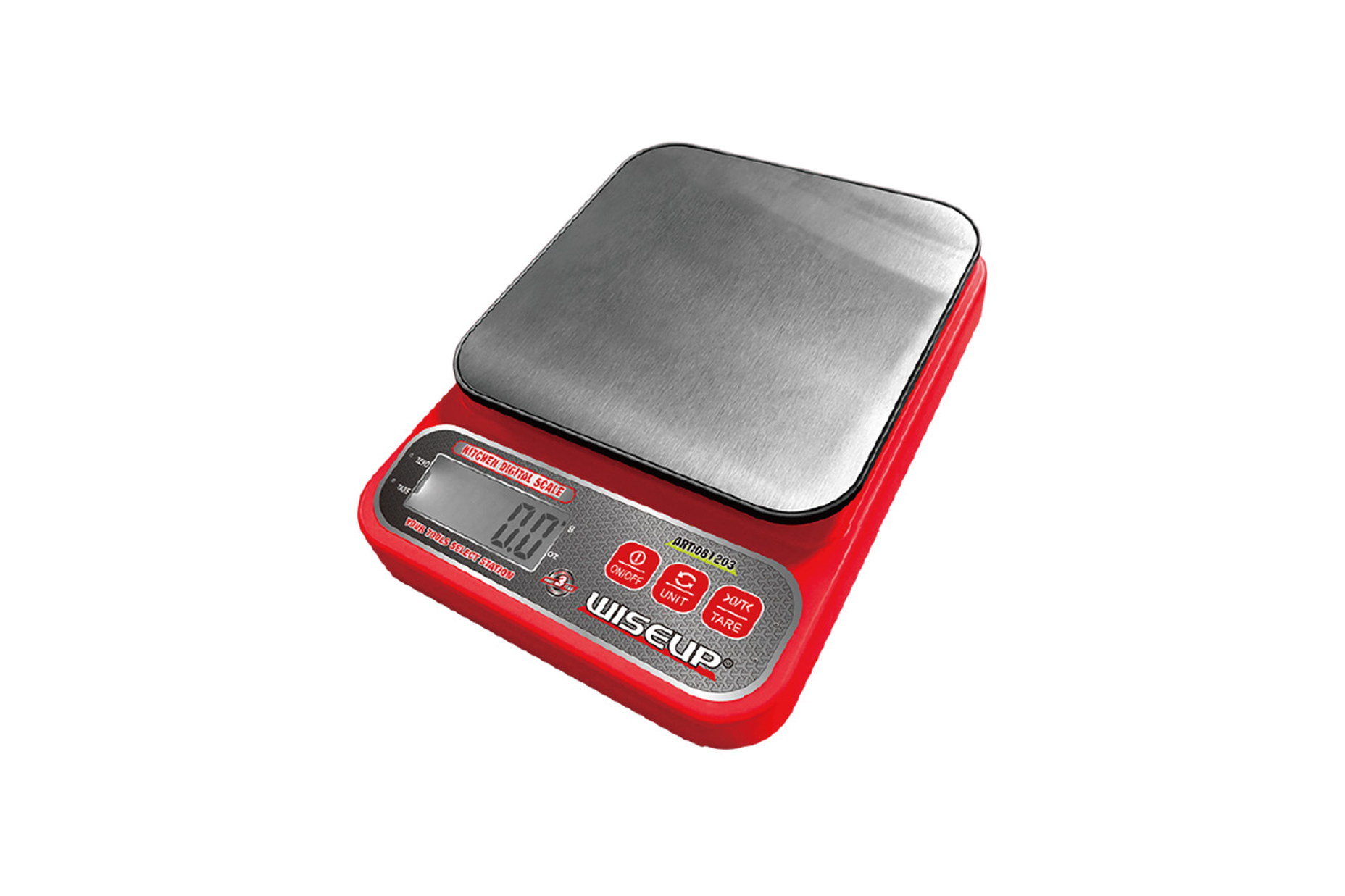 27699 WISEUP KITCHEN DIGITAL SCALE 5G-5000G (5KG) - Image 1