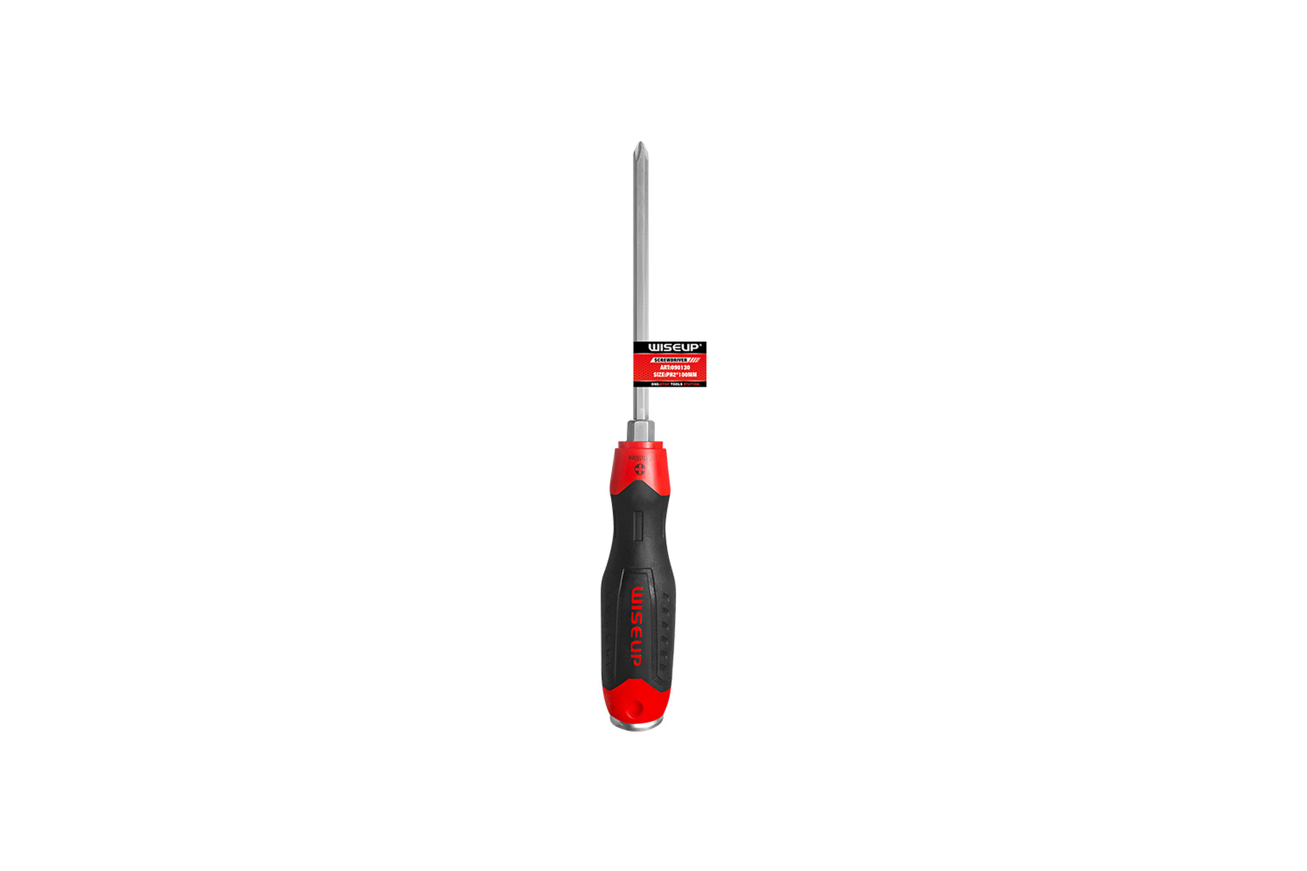 28143 WISEUP TPR SCREW DRIVER 4'' 6MMX100MM PH2 PLUS - Image 1