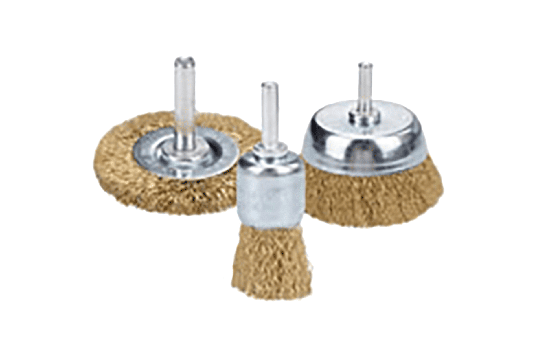 28189 WISEUP 3 PCS STEEL WIRE BRUSH SET 4500RPM - Image 1