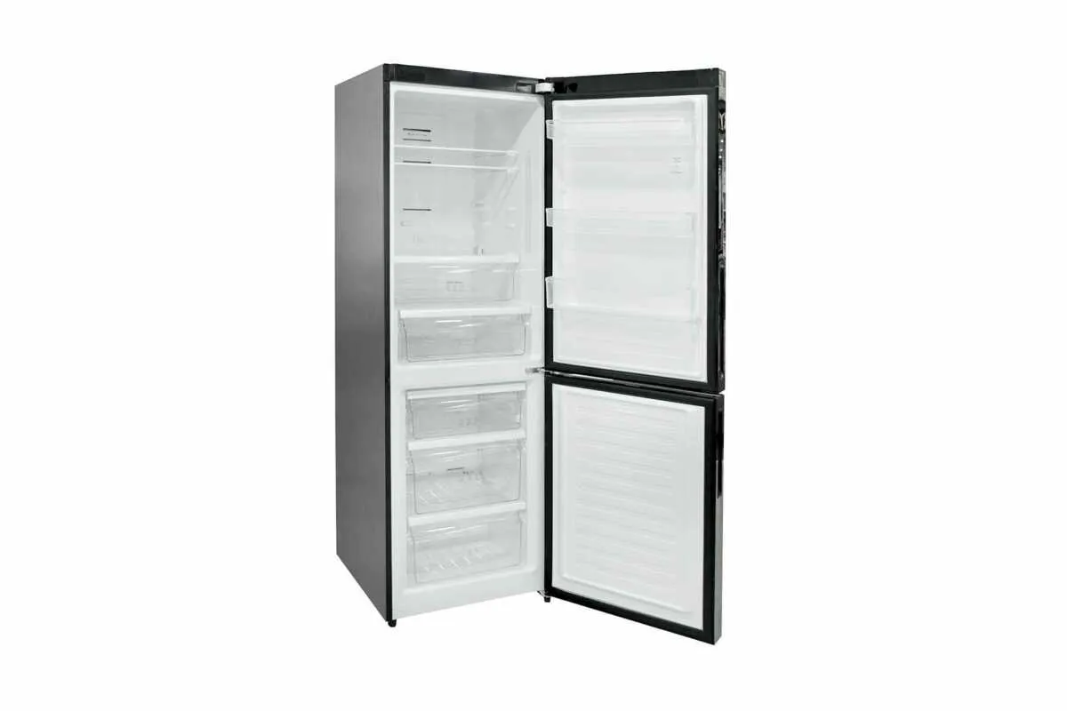 DKAA 2 DOOR INVERTER REFRIGERATOR NO-FROST R600A (326L) GLASS FINISH BLACK - Image 2