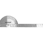 WISEUP STAINLESS ANGLE RULER 90X150MM