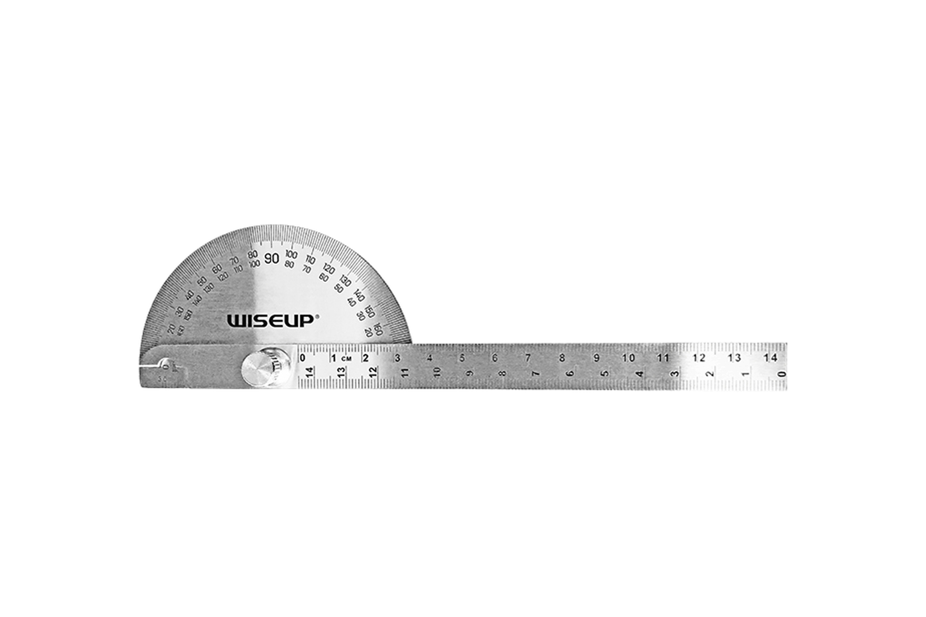 29427 WISEUP STAINLESS ANGLE RULER 90X150MM - Image 1