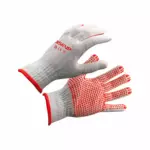 WISEUP KNITTED GLOVES COTTON 10" 250MM WHITE